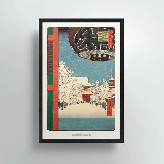 HIROSHIGE - The Kinryusan Temple at Asakusa